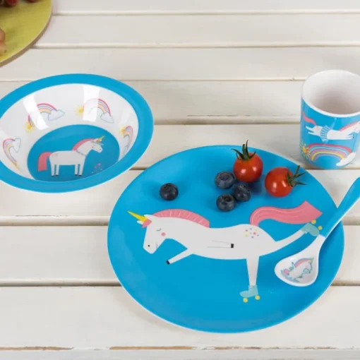 Melamine plate - Magical Unicorn