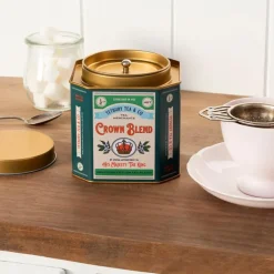 Metal tea caddy - Crown Blend