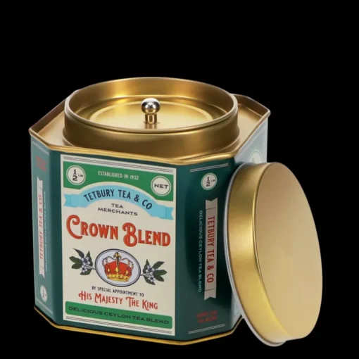 Metal tea caddy - Crown Blend