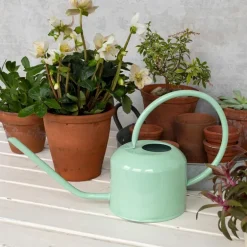 Metal watering can (1 L) - Pistachio green