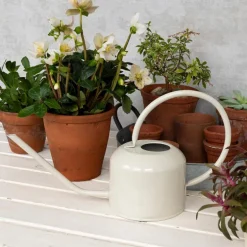 Metal watering can (1 L) - Stone grey