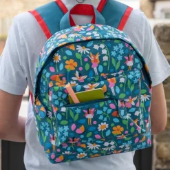 Mini children's backpack - Fairies in the Garden