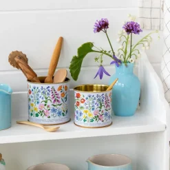 Mini storage tins (set of 2) - Wild Flowers
