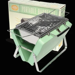 Portable suitcase BBQ - Pistachio green