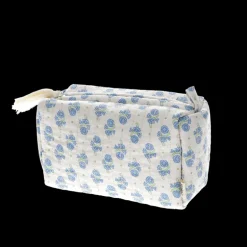 Quilted makeup bag - Cornflower