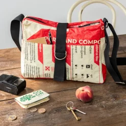 Recycled Cement Bag Handbag