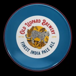 Round metal serving tray - Old Leopard Brewery