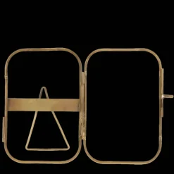 Rounded standing brass frame 10x15cm