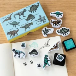 Set of mini stamps - Prehistoric Land