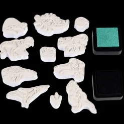 Set of mini stamps - Prehistoric Land