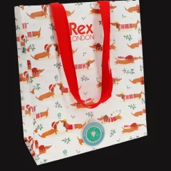 Shopping bag - Festive Sausage Dog