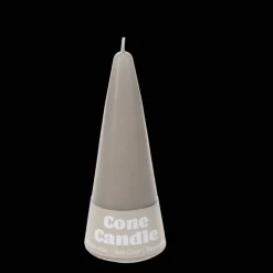 Small cone candle - Light Grey