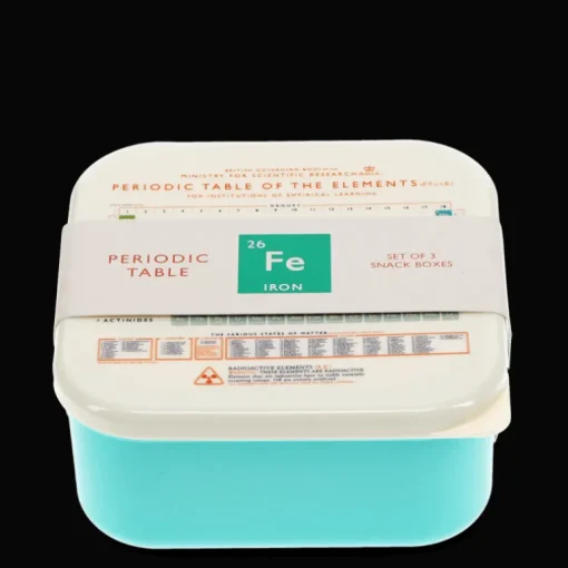 Snack boxes (set of 3) - Periodic Table