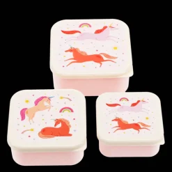 Snack boxes (set of 3) - Unicorn