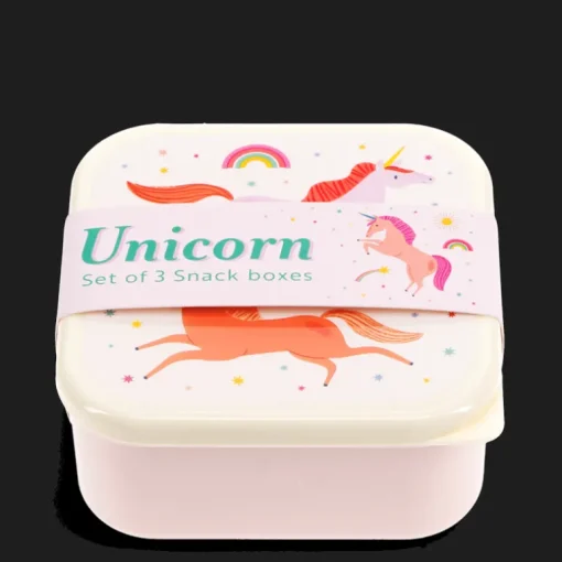 Snack boxes (set of 3) - Unicorn