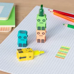 Stackable highlighters set - Robot