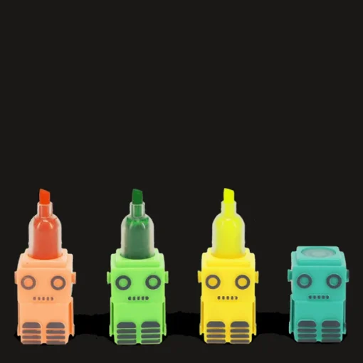 Stackable highlighters set - Robot