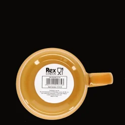 Stacking glass coffee cup 280ml - Light topaz