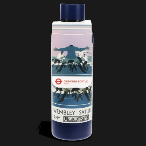 Stainless steel bottle 500ml - TfL Vintage Poster "Cup Final"