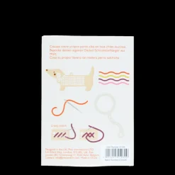 Stitch your own wooden keyring - Sausage Dog