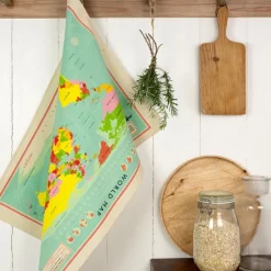 Tea towel - World Map