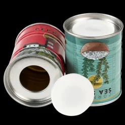 Tin salt and pepper shakers - Lighthouse