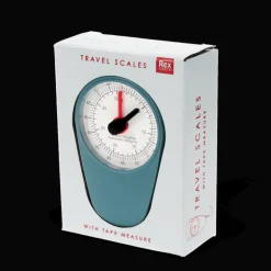 Travel scales with tape measure - Petrol blue