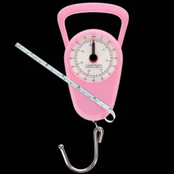 Travel scales with tape measure - Pink