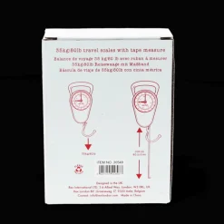 Travel scales with tape measure - Pink