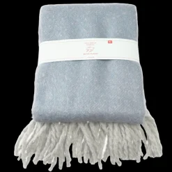 Ultra soft woven blanket (127 x 152cm) - Light blue