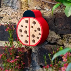 Wooden bug hotel - Ladybird