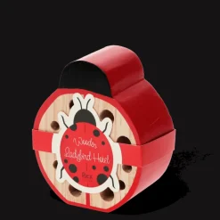 Wooden bug hotel - Ladybird