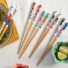 Wooden chopsticks (pack of 5 pairs) - Beckoning cats