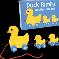Wooden pull toy - Duck Family