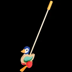 Wooden push along toy - Duck