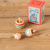 Wooden spinning tops (set of 3)