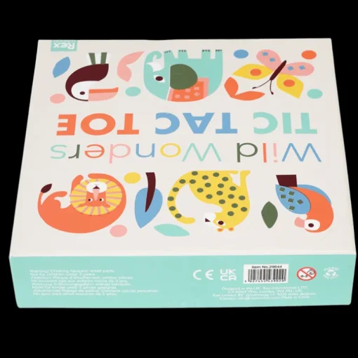 Wooden tic-tac-toe - Wild Wonders
