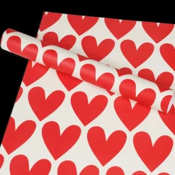 Wrapping paper (5 sheets) - Hearts