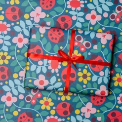 Wrapping paper (5 sheets) - Ladybird