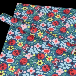 Wrapping paper (5 sheets) - Ladybird