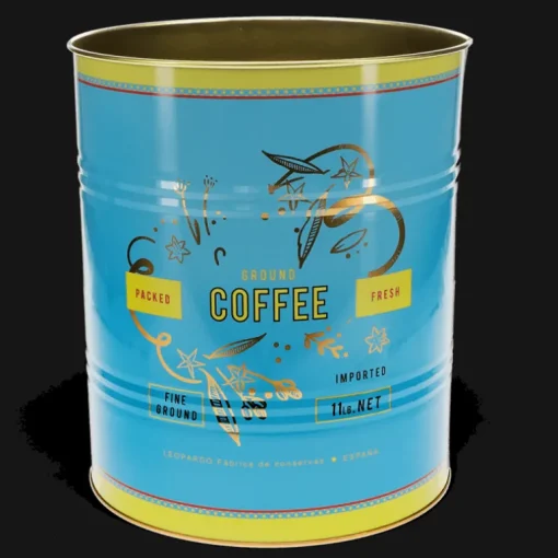 XL storage tins (set of 2) - Leopard