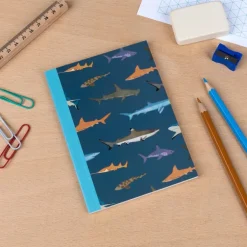 A6 notebook - Sharks