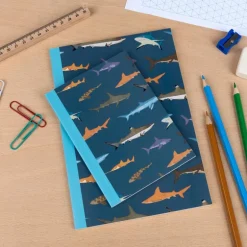 A6 notebook - Sharks