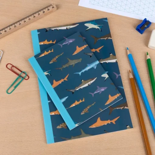 A6 notebook - Sharks