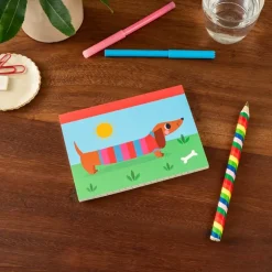 A6 notebook - Sunny Sausage Dog