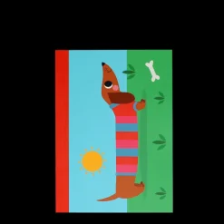 A6 notebook - Sunny Sausage Dog
