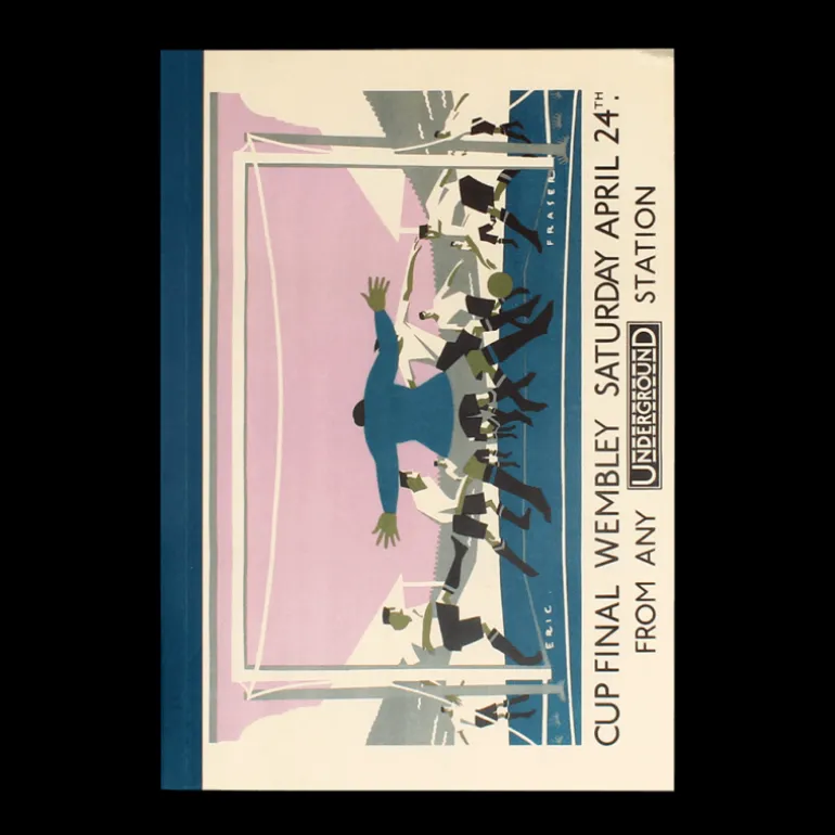 A5 notebook - TfL Vintage Poster "Cup Final"