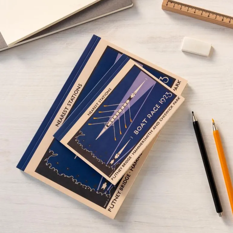 A5 notebook - TfL Vintage Poster "Boat Race"