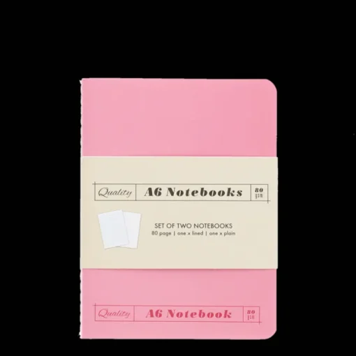 A6 notebooks (set of 2) - Pinks
