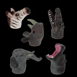 Animal finger puppets (set of 5) - Safari